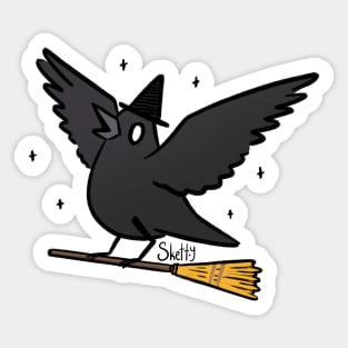 Crow Witch Sticker